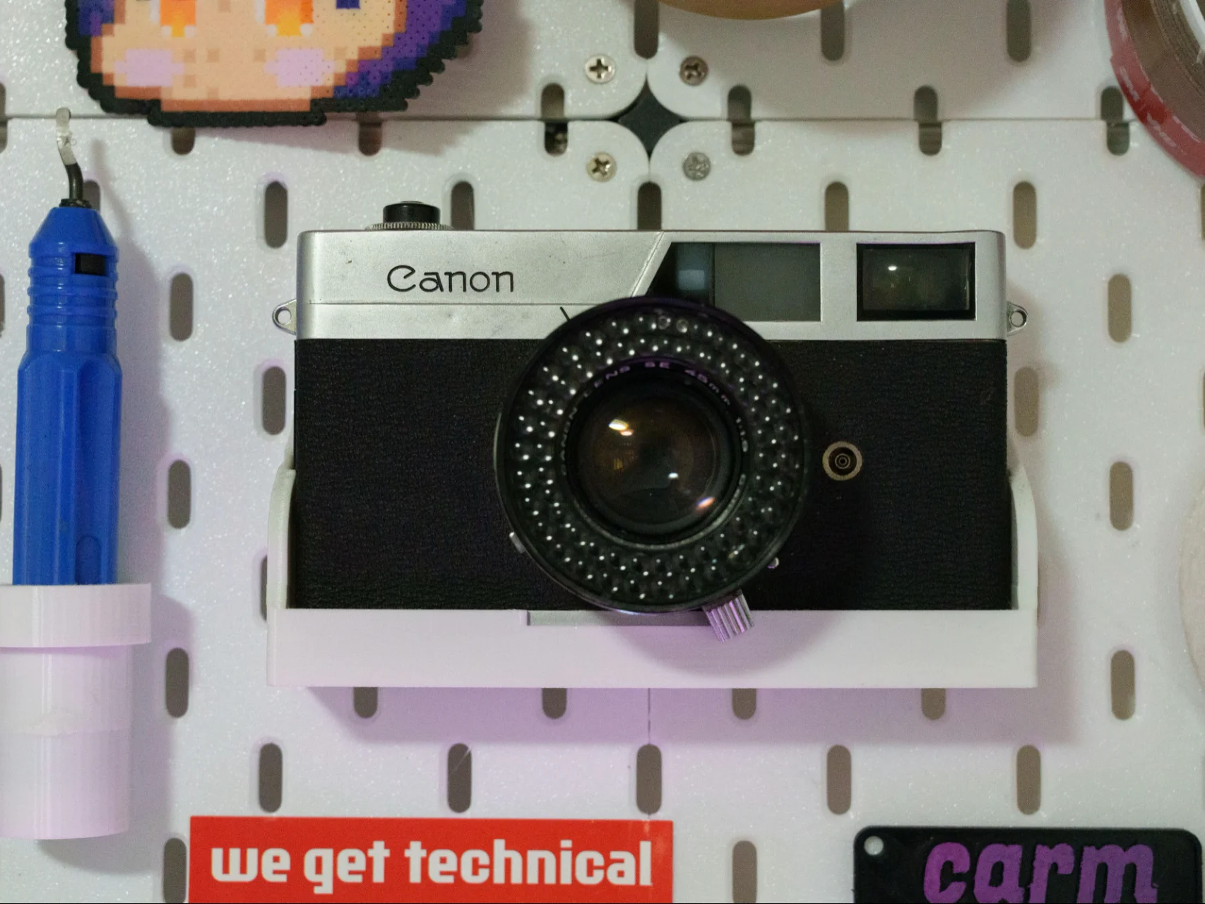 Canonet 相机洞洞板展示架