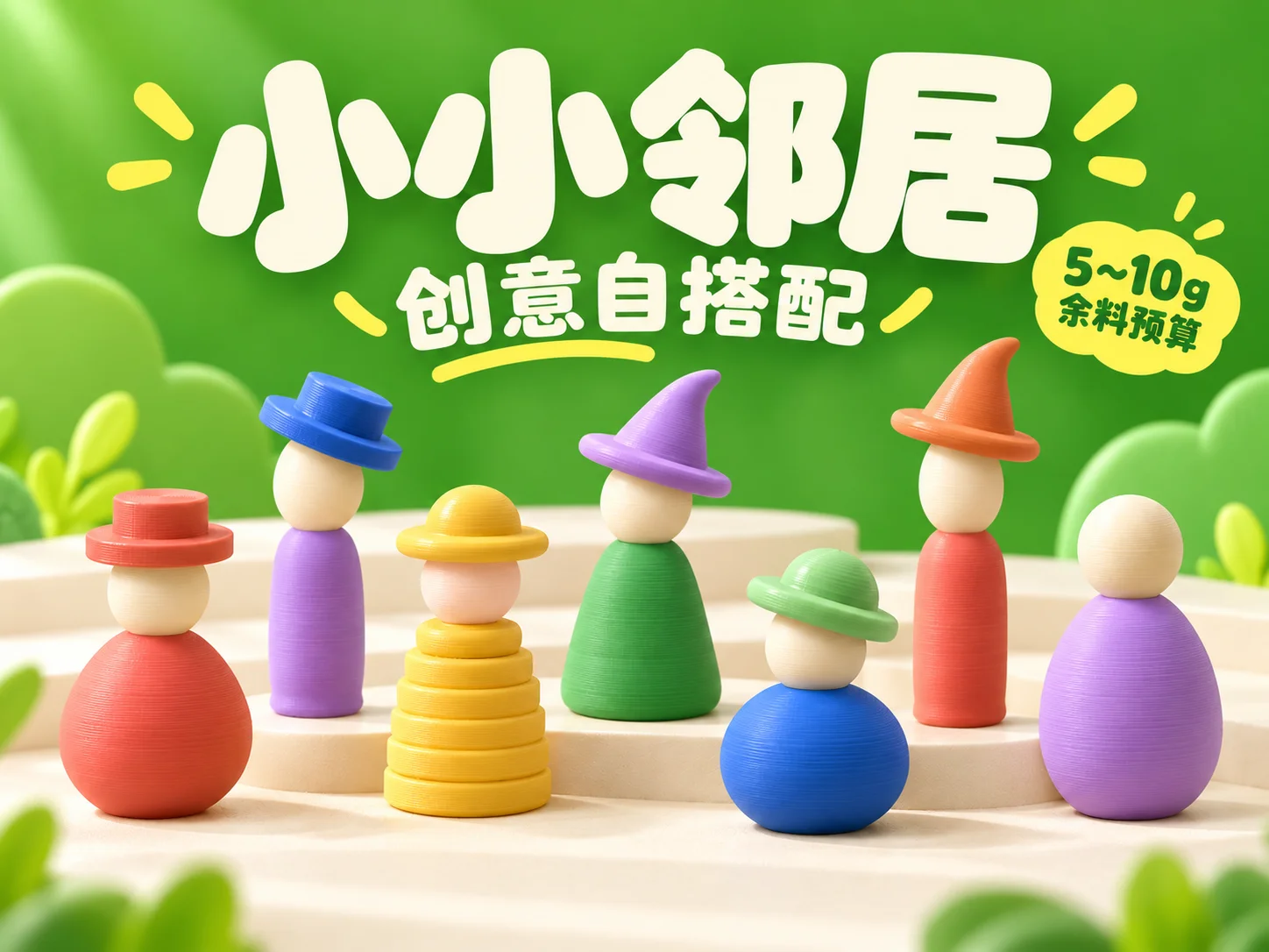 小小邻居 | 5~10g微量耗材 / 任意组合创意自搭配
